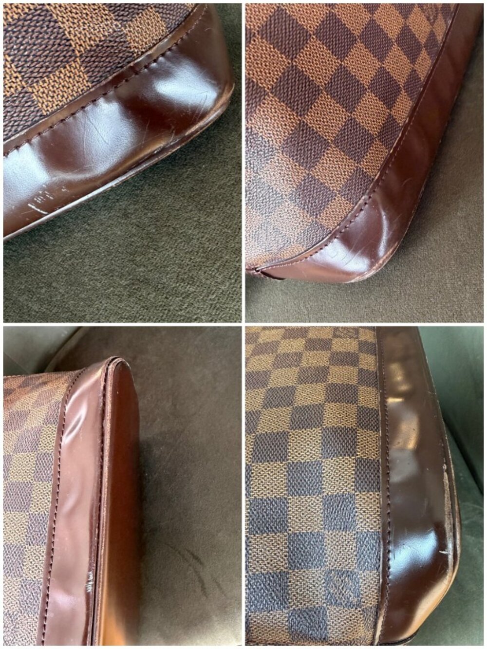 Louis Vuitton Damier Ebene Alma PM Handbag - Authentic Bag & Padlock & Dustbag - Picture 7 of 13